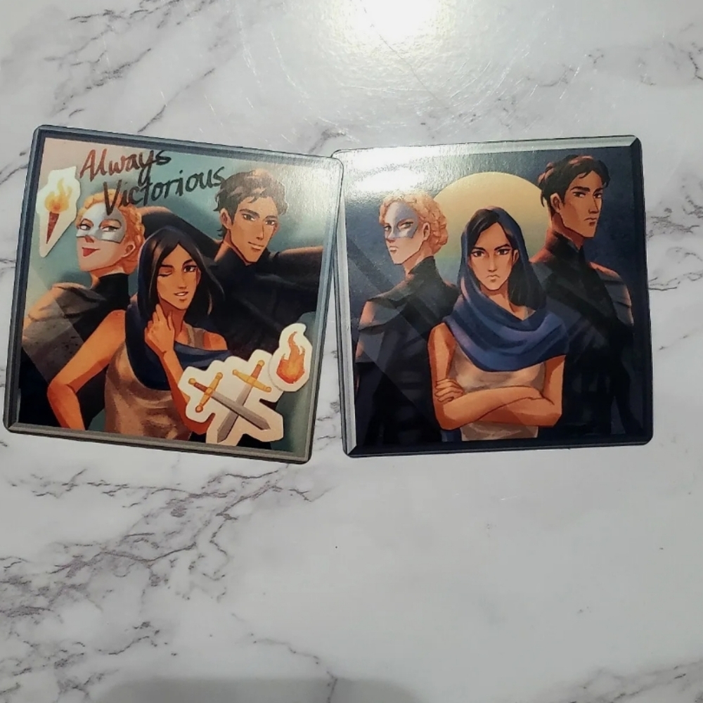 Ember in The Ashes, Always Victorious, Magnets, Set Of 2, Illumicrate Laia